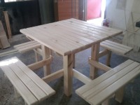 Ahşap Ormancı Piknik Masası
