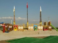 Gemi Temalı Ahşap Oyun Parkı