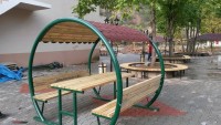Metal Çatılı Piknik Masası (AGP 03)